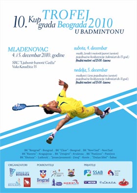 BADMINTON_TROFEJ BGD 2010_Plakat